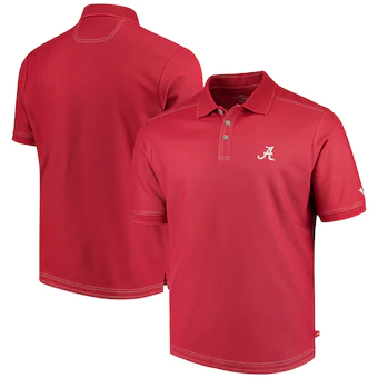 Alabama Crimson Tide Tommy Bahama Big & Tall Emfielder Polo Crimson