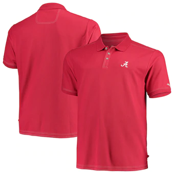 Alabama Crimson Tide Tommy Bahama Big & Tall Sport Emfielder 20 Polo Crimson