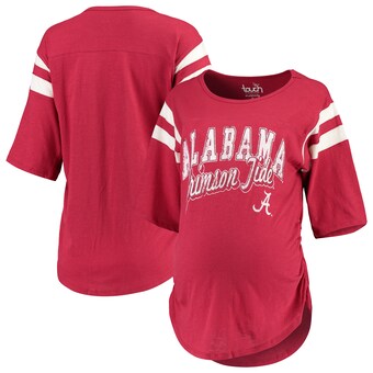 Alabama Crimson Tide T-Shirt - Touch by Alyssa Milano - Ladies - Maternity - Three Quarter Sleeve - Crimson