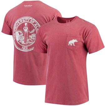 Alabama Crimson Tide T-Shirt - Tuskwear - University of Alabama - Pocket - Comfort Colors - Crimson