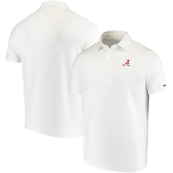 Alabama Crimson Tide Vineyard Vines Edgartown Tri Blend Polo White