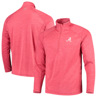 Alabama Crimson Tide Vineyard Vines Sankaty Half Zip Pullover Jacket Crimson