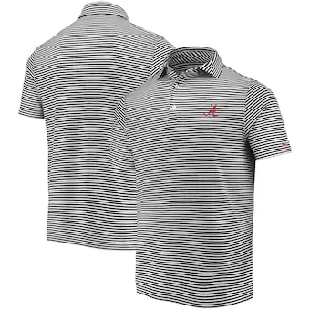 Alabama Crimson Tide Vineyard Vines Winstead Stripe Sankaty Performance Polo Black