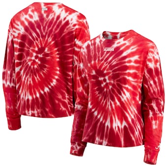 Alabama Crimson Tide T-Shirt - Wear by Erin Andrews - Ladies - University of Alabama - Tie-Dye - Long Sleeve