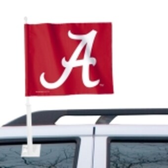 Alabama Crimson Tide WinCraft 12 x 15 Double Sided Car Flag