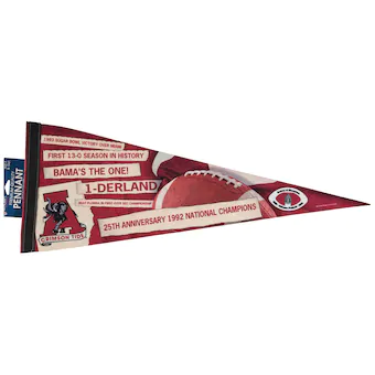 Alabama Crimson Tide WinCraft 12 x 30 Century of Greatness Premium Pennant