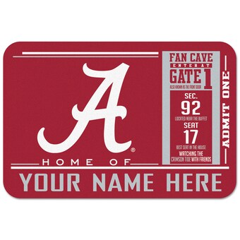 Alabama Crimson Tide WinCraft 20 x 30 Personalized Floor Mat