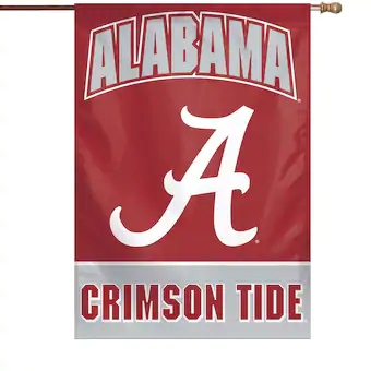 Alabama Crimson Tide WinCraft 28 x 40 Full Name House Flag