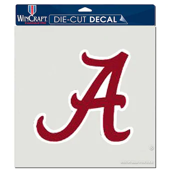 Alabama Crimson Tide WinCraft 8 x 8 Color Car Decal