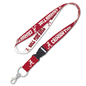 Alabama Crimson Tide WinCraft A Logo Lanyard with Detachable Buckle