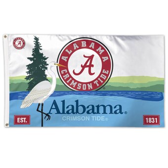 Alabama Crimson Tide WinCraft Alabama State License Plate One Sided 3 x 5 Flag