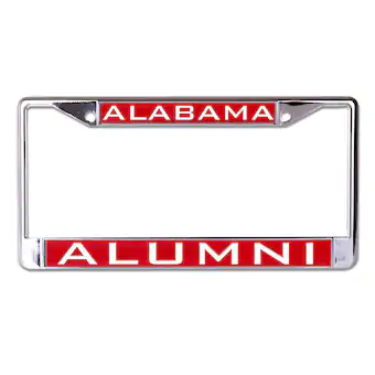 Alabama Crimson Tide WinCraft Alumni Inlaid Metal License Plate Frame