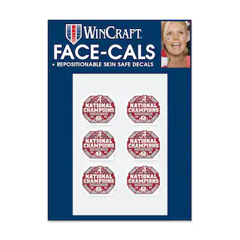 Alabama Crimson Tide WinCraft College Football Playoff 2020 National Champions Face cal Sheet