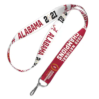 Alabama Crimson Tide WinCraft College Football Playoff 2020 National Champions Lanyard