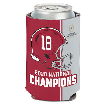 Alabama Crimson Tide WinCraft College Football Playoff 2020 National Champions Vertical 12oz Can Cooler