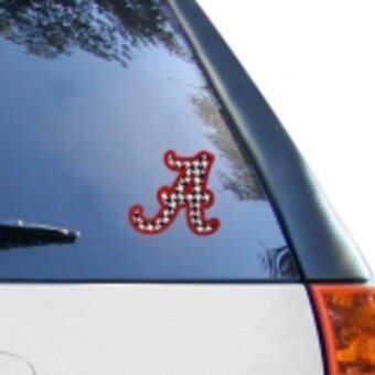 Alabama Crimson Tide WinCraft Houndstooth 4 x 4 Color Perfect Cut Decal