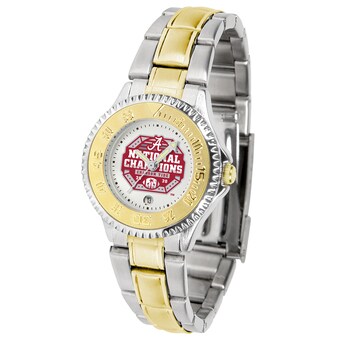 Alabama Crimson Tide Womens College Football Playoff 2020 National Champions Competitor Two Tone AnoChrome Team Watch