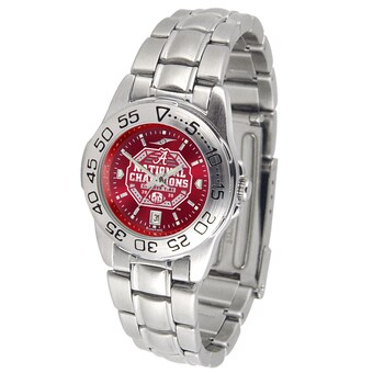 Alabama Crimson Tide Womens College Football Playoff 2020 National Champions Sport Steel AnoChrome Watch