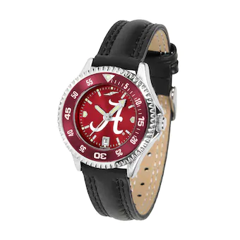 Alabama Crimson Tide Womens Competitor AnoChrome Color Bezel Watch Crimson