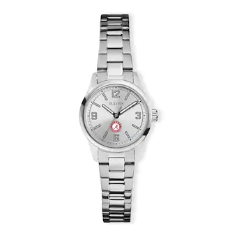 Alabama Crimson Tide Womens Corporate Classic Bracelet Watch Silver