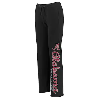 Alabama Crimson Tide Womens Cozy Fleece Sweatpants Black