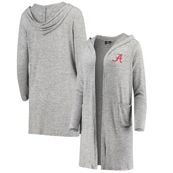 Alabama Crimson Tide Womens Cuddle Soft Duster Cardigan Heathered Gray