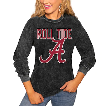 Alabama Crimson Tide T-Shirt - Gameday Couture - Ladies - Roll Tide - Long Sleeve - Black