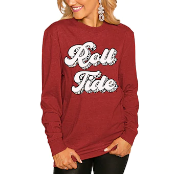 Alabama Crimson Tide T-Shirt - Gameday Couture - Ladies - Roll Tide - Long Sleeve - Crimson