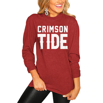 Alabama Crimson Tide T-Shirt - Gameday Couture - Ladies - Long Sleeve - Crimson