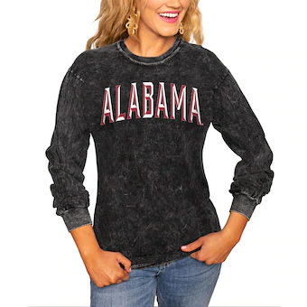 Alabama Crimson Tide T-Shirt - Gameday Couture - Ladies - Long Sleeve - Black
