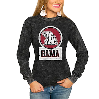 Alabama Crimson Tide T-Shirt - Gameday Couture - Ladies - Bama - Long Sleeve - Black