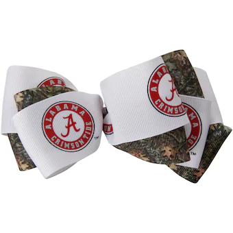 Alabama Crimson Tide Womens Mary Loop with Mossy Oak Hair Bow