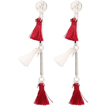 Alabama Crimson Tide Womens Melody Tassel Earrings