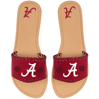 Alabama Crimson Tide Womens Single Strap Sandals