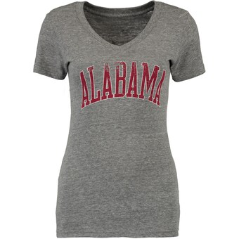 Alabama Crimson Tide T-Shirt - Fanatics Brand - Ladies -  - V-Neck - Grey