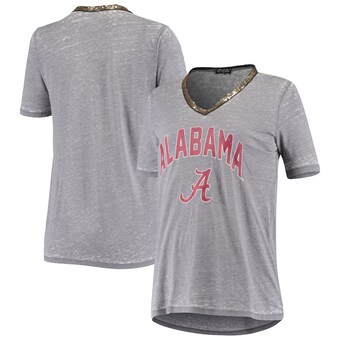 Alabama Crimson Tide T-Shirt - Gameday Couture - Ladies - V-Neck - Grey