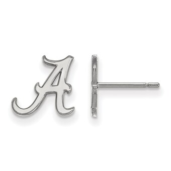 Alabama Crimson Tide Womens Sterling Silver XS Post Earrings