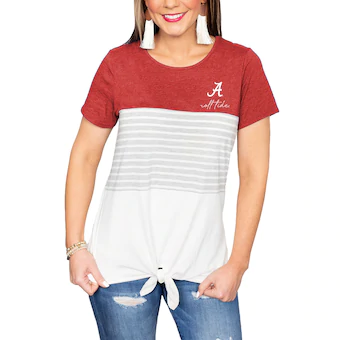 Alabama Crimson Tide T-Shirt - Gameday Couture - Ladies - Roll Tide - White