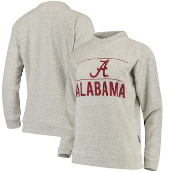 Alabama Crimson Tide Woolly Threads Womens Original Woolly Pullover Sweatshirt Natural