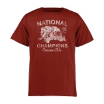 Alabama Crimson Tide T-Shirt - Fanatics Brand - Youth/Kids - National Champions 1965 - Football - Crimson