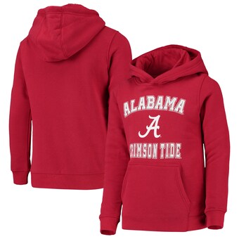 Alabama Crimson Tide Youth Big Bevel Pullover Hoodie Crimson