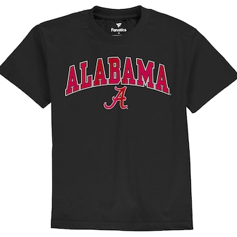 Alabama Crimson Tide T-Shirt - Fanatics Brand - Youth/Kids - Black