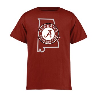Alabama Crimson Tide T-Shirt - Fanatics Brand - Youth/Kids - State - Crimson
