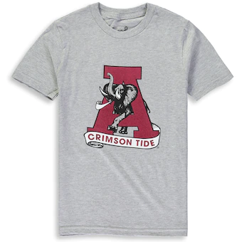 Alabama Crimson Tide T-Shirt - Outerstuff - Youth/Kids - Vintage Logo - Grey