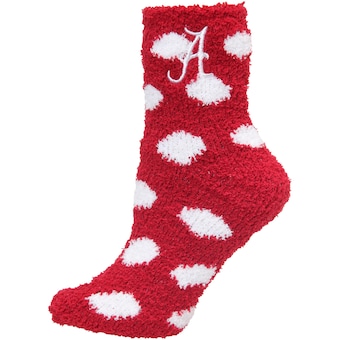Alabama Crimson Tide ZooZatz Womens Plush Dot Socks