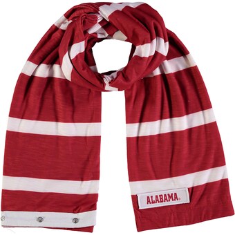 Alabama Crimson Tide ZooZatz Womens Spirit Striped Scarf