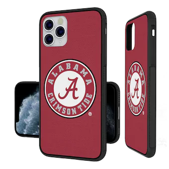 Alabama Crimson Tide iPhone Solid Design Bump Case