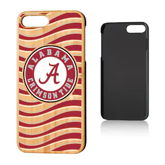 Alabama Crimson Tide iPhone Wavy Team Bamboo Case