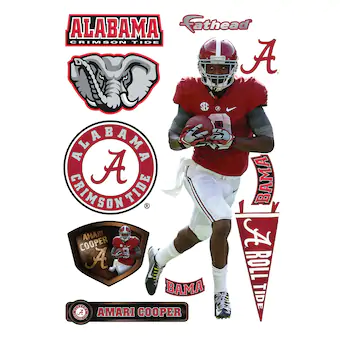 Amari Cooper Alabama Crimson Tide Fathead 11 Pack Life Size Removable Wall Decal