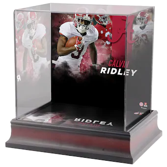 Calvin Ridley Alabama Crimson Tide Fanatics Authentic Deluxe Mini Helmet Display Case